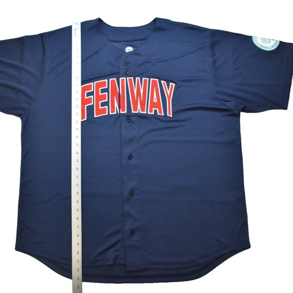 Fenway Park Home Of The Boston Red Sox Mens Button-Up Baseball Jersey New 2XL - Picture 5 of 8